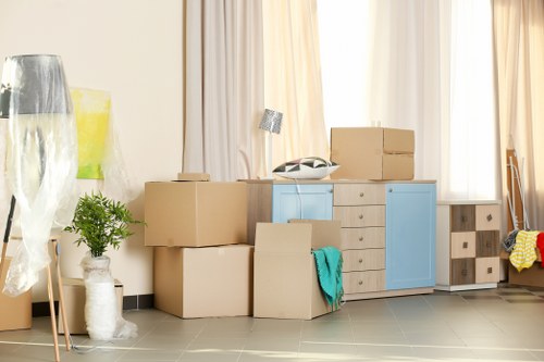 Man And Van Kew team preparing a local move with care