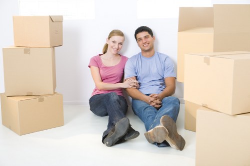 Prepared removal van for local moves and storage transport