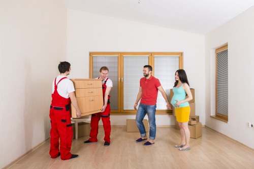 Furniture loading support for a man with van job in Kew