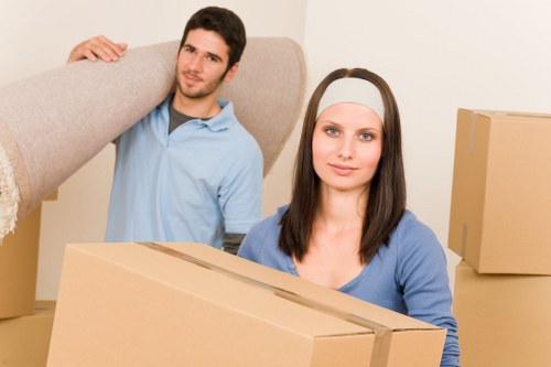 Local moving team preparing a property move in Kew with organised handling